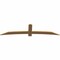 Ekena Millwork Bellingham Timber Gable Bracket, Western Red Cedar, 96"W x 24"H x 1 1/2"D x 5 1/2"F, 6/12 Pitch GBW096X24X0206BEL00SWR - alternate 4